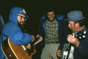 bruce playing guitar