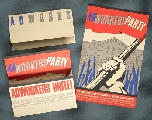 Adworkers Unite! by Ryan Bozis Ink ~ 17 x 11 Adworkers Unite! by Ryan Bozis Ink ~ 17 x 11