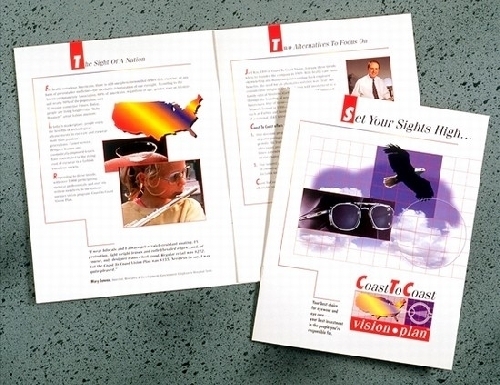 Coast to Coast Vision Plan Brochure by Ryan Bozis Offset Lithography ~ 11 x 8.5 Coast to Coast Vision Plan Brochure by Ryan Bozis Offset Lithography ~ 11 x 8.5