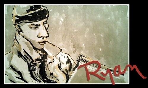 Portrait IV ? Paper Boy by Ryan Bozis Ink ~ 18 x 28 Portrait IV ? Paper Boy by Ryan Bozis Ink ~ 18 x 28