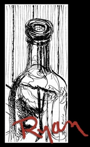 Bottle in Front o' Me by Ryan Bozis Ink ~ 23 x 10.5 Bottle in Front o' Me by Ryan Bozis Ink ~ 23 x 10.5