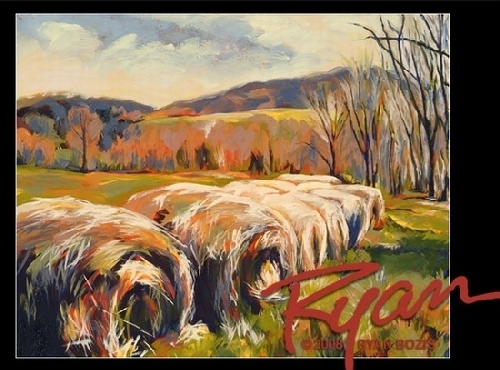 Highway 29<br>Hay There No. 1 by Ryan Bozis Oil ~ 16 x 20 Highway 29<br>Hay There No. 1 by Ryan Bozis Oil ~ 16 x 20