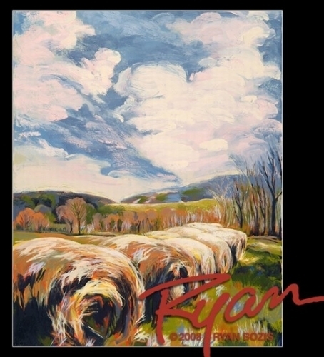 Highway 29<br>Hay There No. 2 by Ryan Bozis Oil ~ 20 x 16 Highway 29<br>Hay There No. 2 by Ryan Bozis Oil ~ 20 x 16