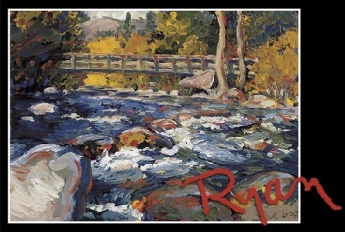 Tye River Footbridge No. 1 by Ryan Bozis Oil ~ 9 x 12 Tye River Footbridge No. 1 by Ryan Bozis Oil ~ 9 x 12