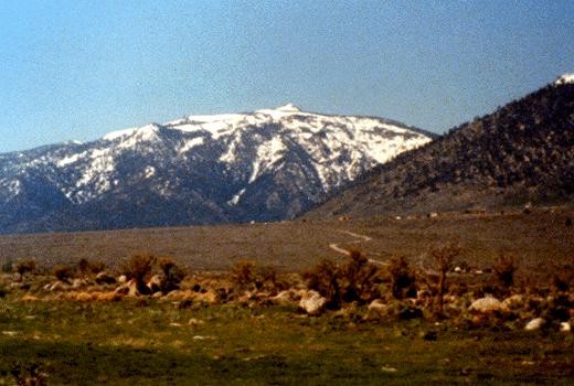 looking back at the sierras