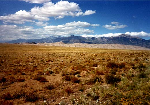 approaching the dunes