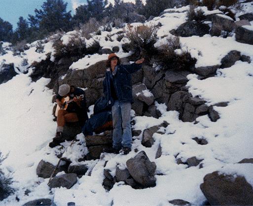 guitar and snow