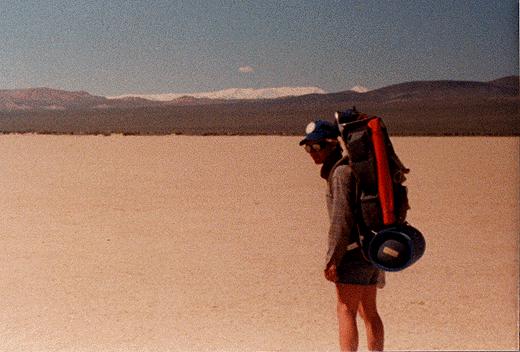 ronemus crossing a dry lake