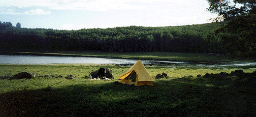 lake campsite